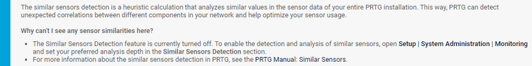 Similar Sensors Detection Notice Similar Sensors Detection Notice